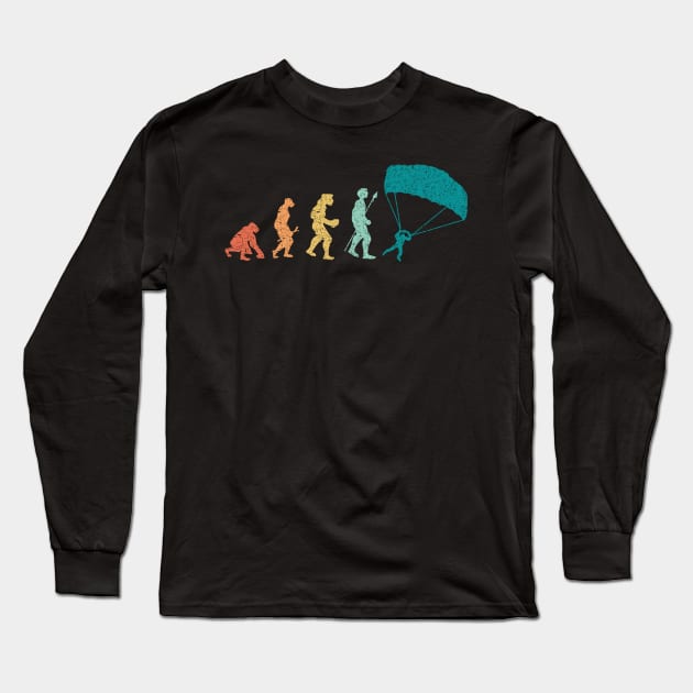 Evolution Paragliding Long Sleeve T-Shirt by Creastorm